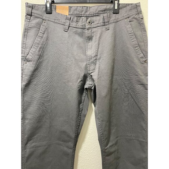 Eddie Bauer NWT Men’s Stretch Canvas Utulity Pant, (36x34, Gray) - Picture 7 of 16